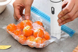 Compact Vacuum Sealer for Food Storage with 15 Reusable Vacuum Bags