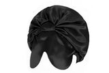 2-in-1 Double Layer Satin Bonnet with Eye Mask Sleep Cap Hair Wrap