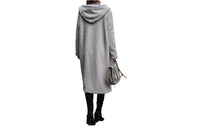 Women Fleece Long Hooded Jacket