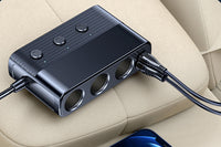 7-in-1 Cigarette Lighter Splitter QC3.0 PD 30W Charger Adapter