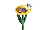 Sunflower Standing Bird Feeder Bird Bath Feeders Bowl for Outdoor