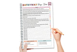 1pc Gardening and 1pc ADHD Cleaning Planner Journal with Monthly Planner Checklist