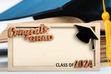 2024 Graduation Money Holder Wooden Cash Holder