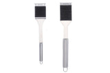 2 Pack BBQ Grill Brush Set Stainless Steel Wire Brushes