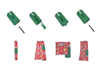 2Pcs Sliding Wrapping Paper Cutter