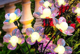 4 X Solar Flower Stake Lights 6 LED Solar Garden Stake Lights Outdoor Decorative Lights