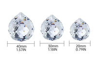 10Pcs Clear Crystal Pendants Crystal Glass Chandelier Prism