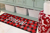 2Pcs Christmas Kitchen Floor Mat