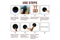 6-Mode EMS Foot Massager Rechargeable Electric Pulse Massage Mat