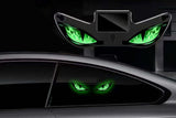Solar Powered Devil Eyes Car Dynamic Light Car Decal Car Window Interior Decoration