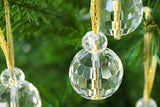 12pcs Crystal Glass Sun Catcher Christmas Tree Decor Balls