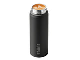 500ML Leakproof Dual Function Lid Insulated Water Bottle with Straw Stainless Steel Thermos