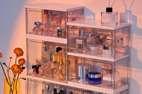 Transparent Storage Box Perfume Display Stand Dust Proof Cosmetics Display Case