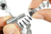 Nuts Bolts Thread Checker with 26 Male Female Gauges Include 14 Inch and 12 Metric