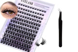 Lash Clusters with Eyelash Curler Wispy Cluster Eyelash