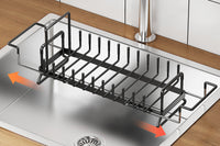 Expandable Sink Dish Drying Rack with Drying Tray