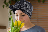 Satin Lined Beanies Polyester Sleeping Cap Bonnet Wrap For Women