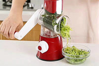 Kitchen Vegetable Food Manual Rotary Drum Grater Chopper Slicer Fruit Cutter