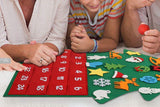 DIY Felt Christmas Tree Calendar Xmas Decoration
