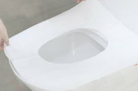 200Pcs Toilet Seat Cover Paper Portable Biodegradable Disposable Sanitary Flushable