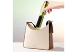 Rechargeable 2-in-1 Cordless Hair Straightener Brush and Curler