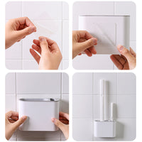 Wall-mounted Toilet Cleaning Brush Kit