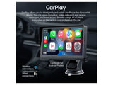 7-Inch Wireless CarPlay Display with AHD Backup Camera