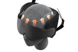 Airplane Travel Pillow with Head Strap and Eye Mask for Sleep