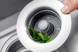 Kitchen Sink Drain Strainer and Stopper Combo Stainless Steel Sink Aid