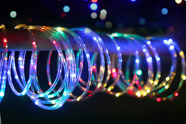 LED Solar Powered Rope Tube String Light