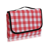 Folding Water-resistant Plaid Picnic Mat Outdoor Camping Beach Blanket