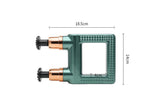 Dual Heads Muscle Massager Gun Muscle Relaxing Massager with 8 Massager Heads Green