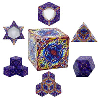 Shape Shifting Box 3D Magic Cube Puzzle Magnetic Fidget Toy