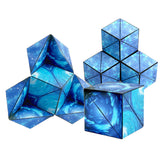 Shape Shifting Box 3D Magic Cube Puzzle Magnetic Fidget Toy