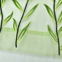 2Pcs Hanging Willow Print Curtains