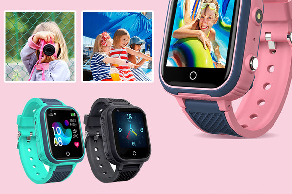 4G Kids Smart Watch Water Resistant Wifi GPS Locator Watch for Android iOS Phone