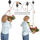 2Pcs Plant Pulley Retractable Hangers