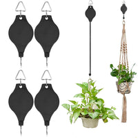 2Pcs Plant Pulley Retractable Hangers