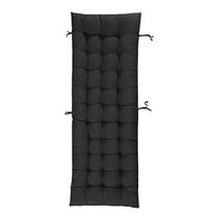 Sun Lounger Cushion Pad Thick Padded Recliner Chair Seat Mat Chaise Seat Cushion Bench Mat