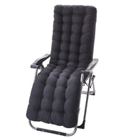 Sun Lounger Cushion Pad Thick Padded Recliner Chair Seat Mat Chaise Seat Cushion Bench Mat