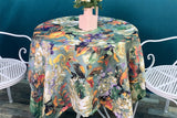 Oil Painting Style Tablecloth Dining Table Cover