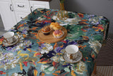 Oil Painting Style Tablecloth Dining Table Cover