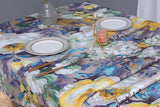 Oil Painting Style Tablecloth Dining Table Cover