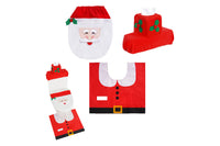 Christmas Toilet Seat Cover Set