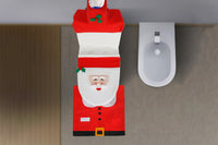 Christmas Toilet Seat Cover Set