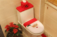 Christmas Toilet Seat Cover Set