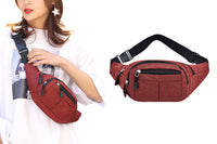 Unisex Sling Bag Chest Pack Fanny Pack Sports Waist Bag Wallet