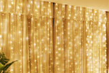 3M Christmas LED Curtain Lights Copper Wire Light String Curtain String Light