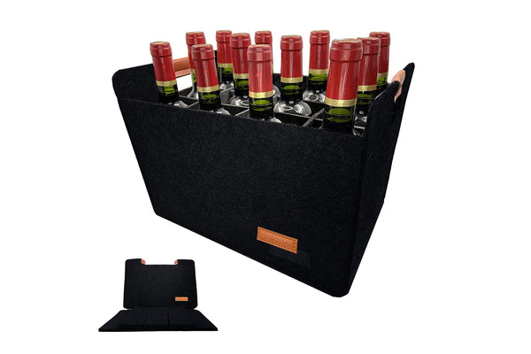 12 Bottle Wine Tote Bag Wine Carry Case