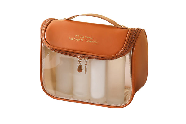 Clear Makeup Bag with Hanging Hook for Travel Organizer for Accessories